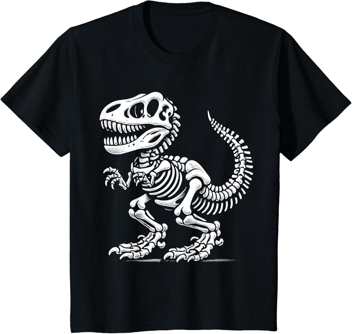 T-Rex Skeleton Dino paleontologist Fossil Dinosaur T-Shirt - Black