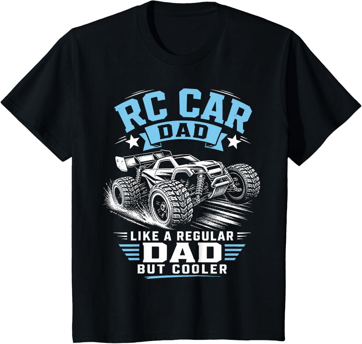 RC Car Dad Father RC Racer T-Shirt - Black