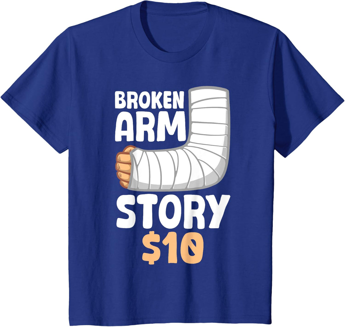 Cool Broken Arm Design For Men Women Kids Elbow Broken Arm T-Shirt - Royal Blue