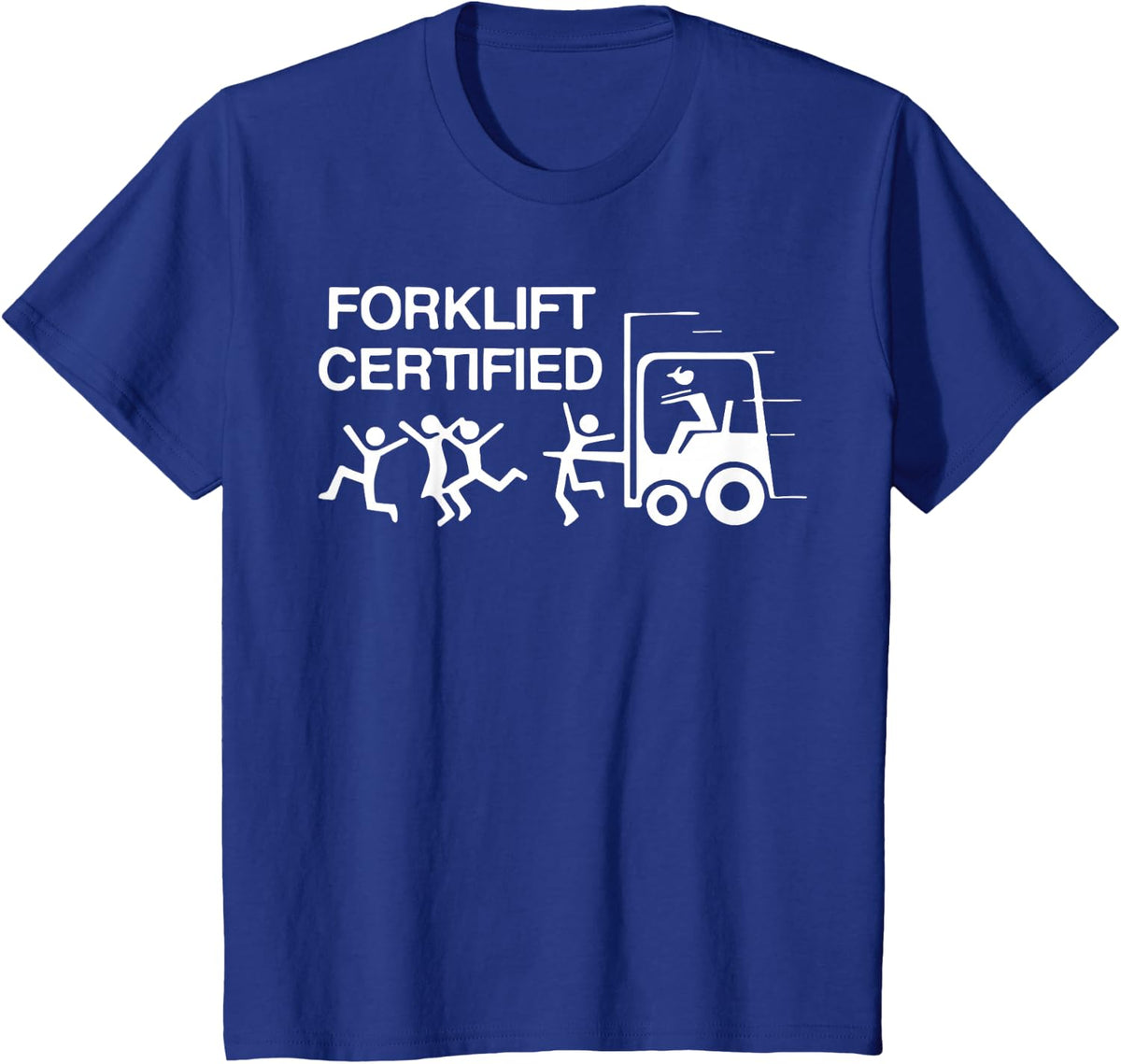 Forklift Certified T-Shirt - Royal Blue