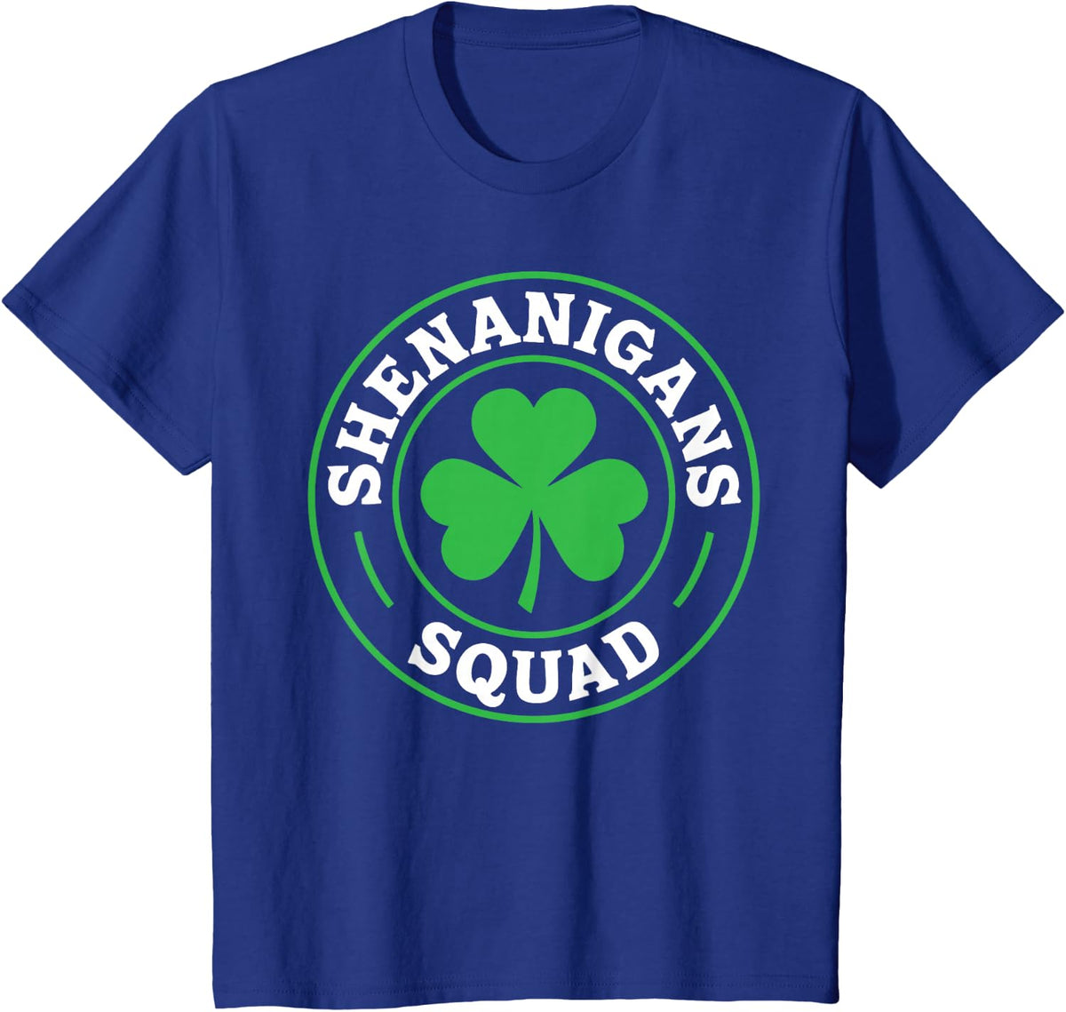 Shenanigans Squad Shirt Men Women Kids St Patricks Day T-Shirt - Royal Blue