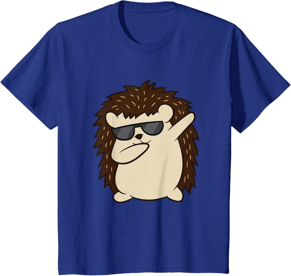 Dabbing Hedgehog Love Hedgehogs T-Shirt - Royal Blue