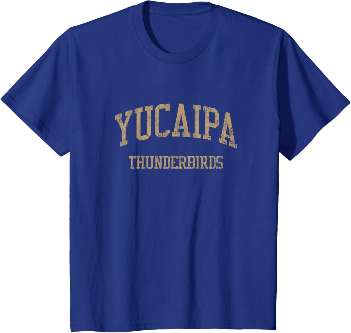Yucaipa High School HS Yucaipa CA Vintage Sports T-Shirt - Royal Blue