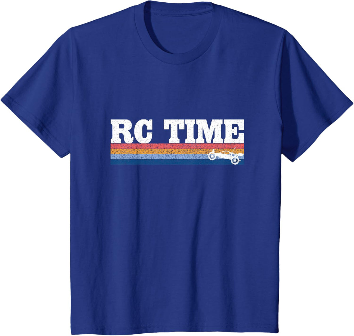 RC Car Shirt RC Time Retro T-Shirt - Royal Blue