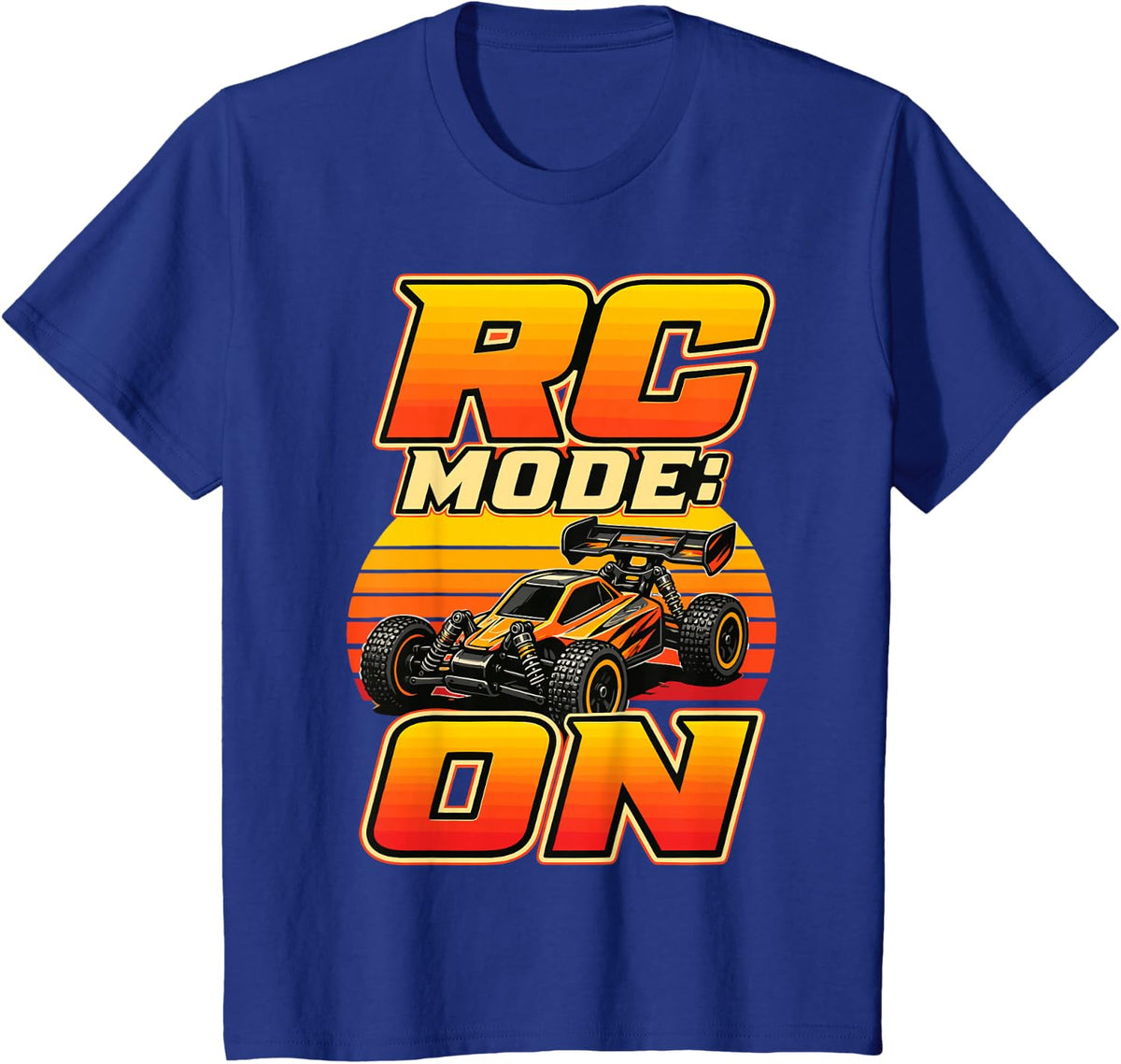 RC Car Racing Mode Remote Control Racer T-Shirt - Royal Blue