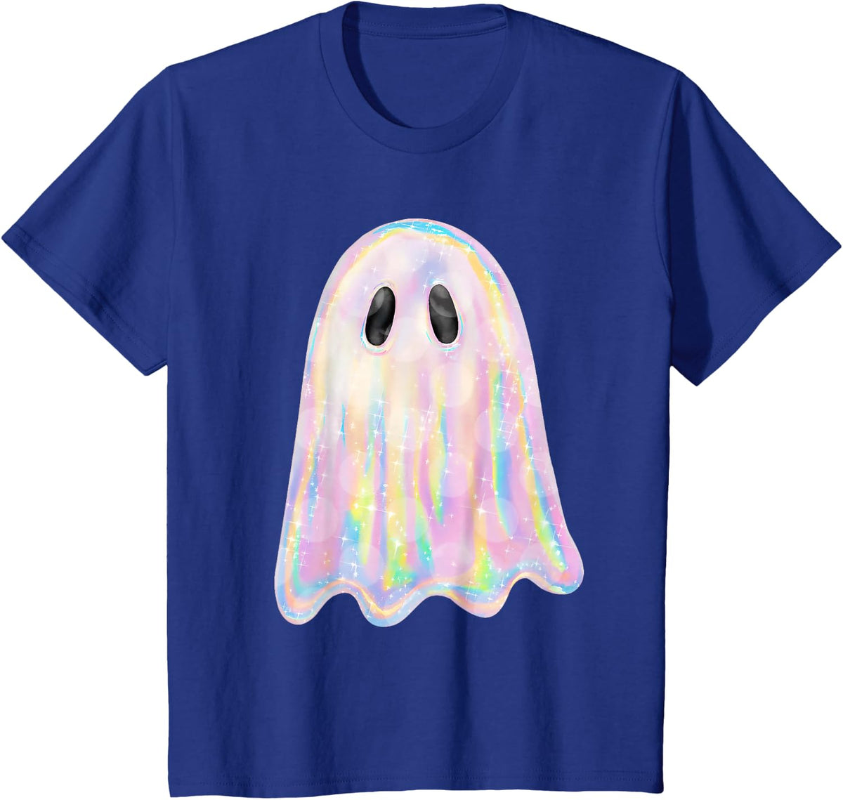 Funny Ghost Trick Or Treat Spooky Season Happy Halloween T-Shirt - Royal Blue