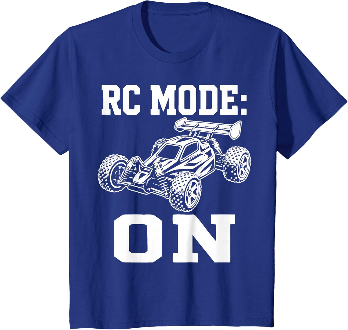 Vintage RC Car Racing T-Shirt - Royal Blue