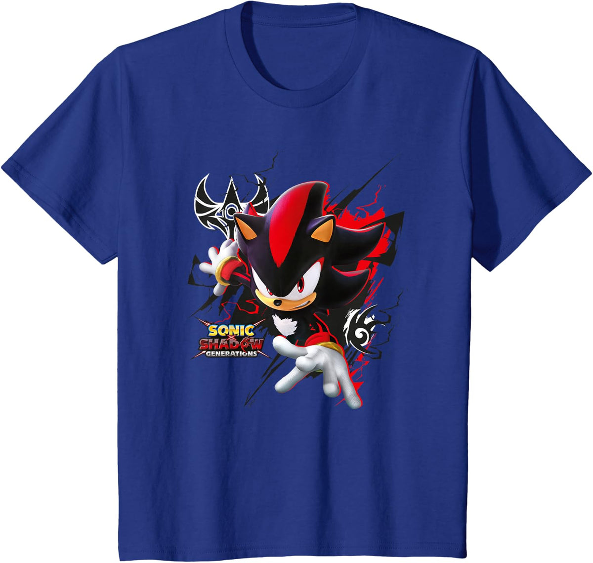 Sonic The Hedgehog, Sonic X Shadow Generations - Unleashed T-Shirt - Royal Blue
