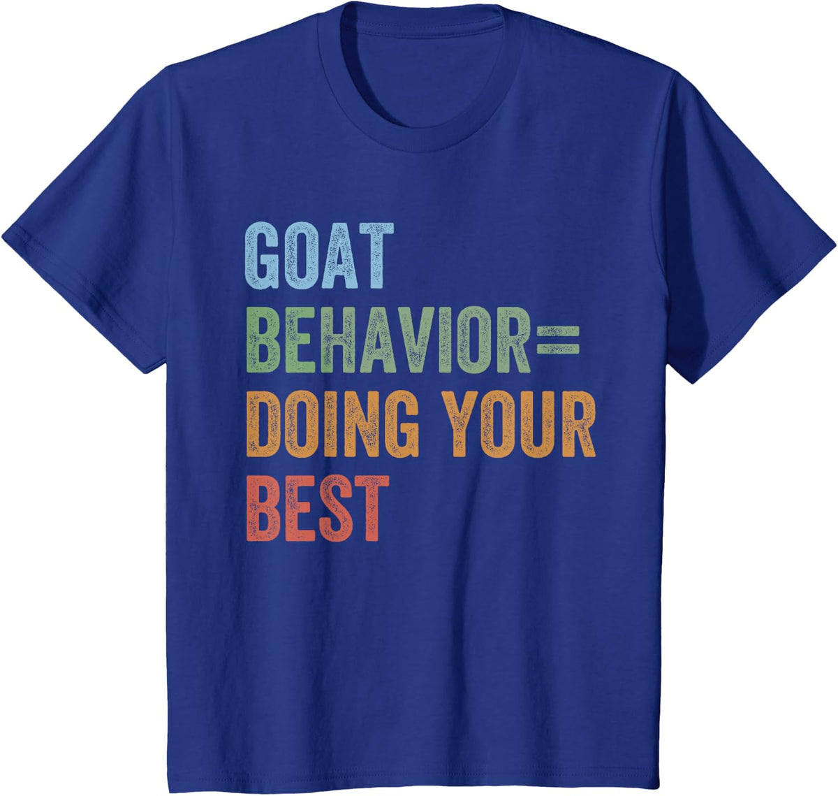 Funny Matching Testing Behavior Doing Your Best Test Day T-Shirt - Royal Blue