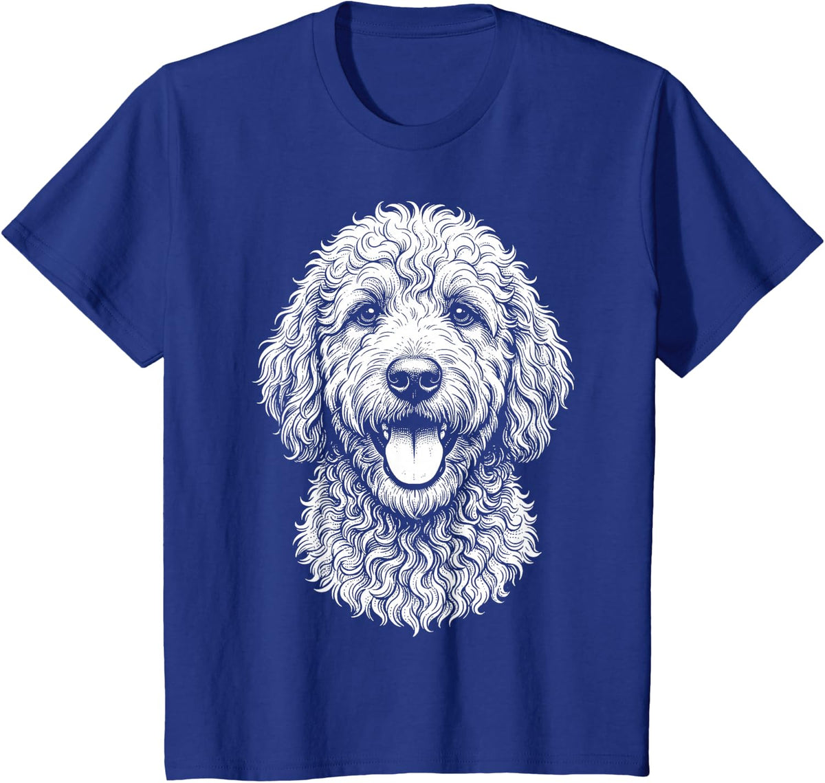 Goldendoodle Doodle T-Shirt - Royal Blue