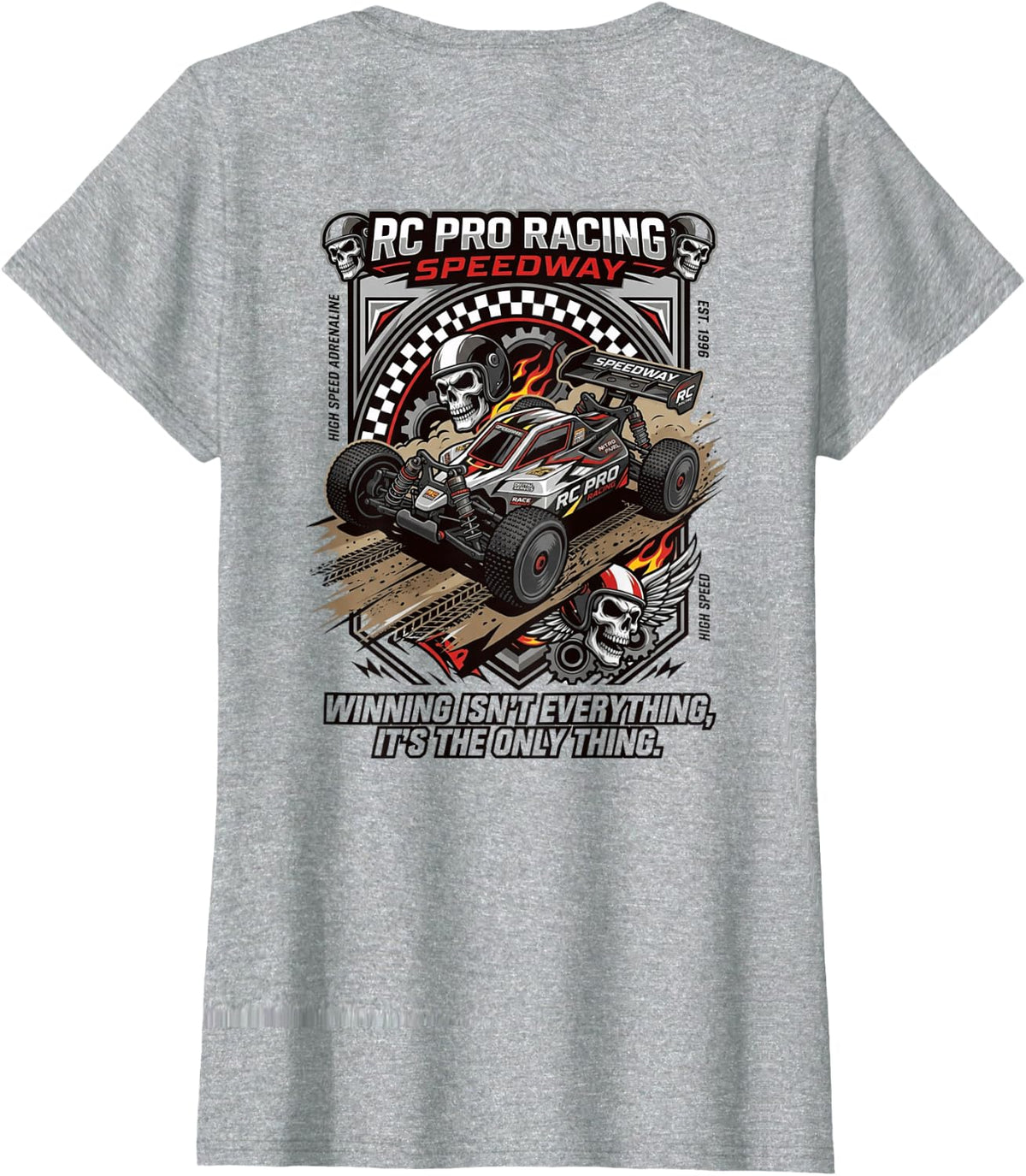 RC Cars Racing Remote Control Race Car T-Shirt - Heather Grey