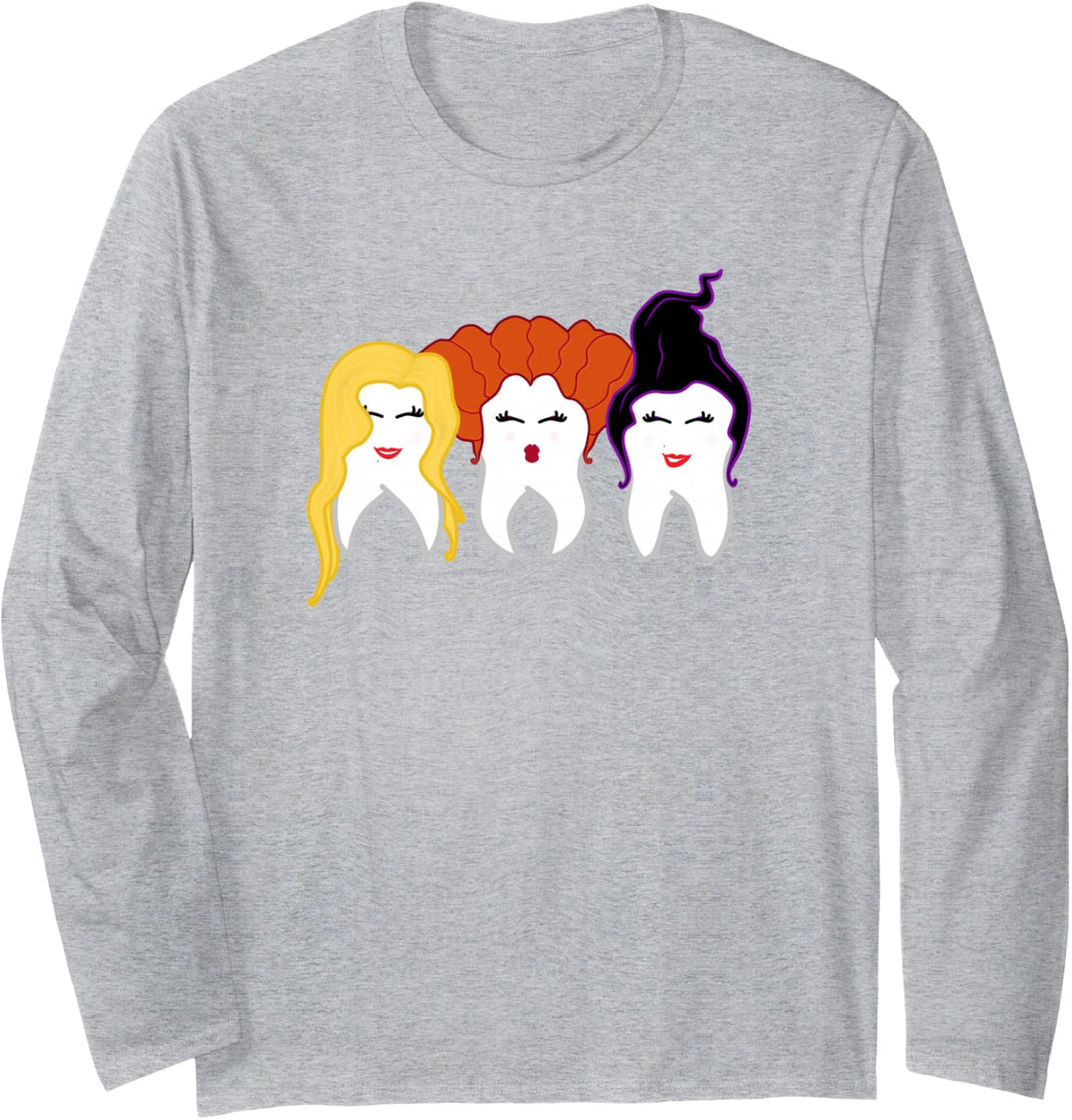 Dental Hygiene, Dental Assisting or Dentistry Long Sleeve T-Shirt - Adult Unisex Heather Grey
