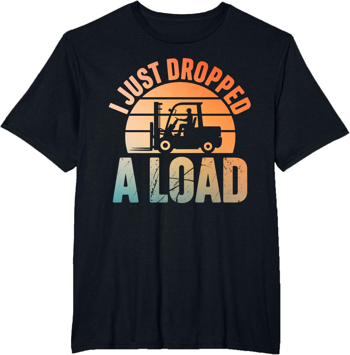 Funny Forklift Art for Men Women Forklift Operator Driver T-Shirt - Black