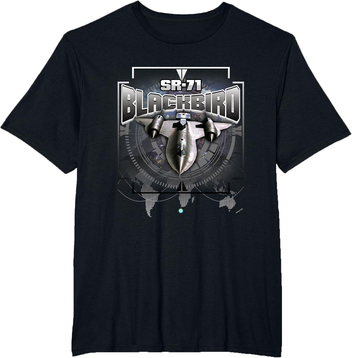 SR-71 Strategic Recon Jet Pilot Gift Veteran Tee T-Shirt - Black