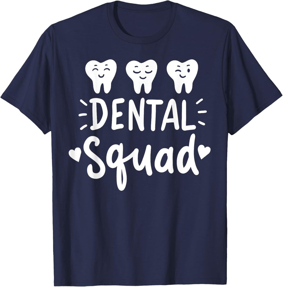 Dental Assistant Dentist Hygienist Dentistry Student Gift T-Shirt - Navy Blue