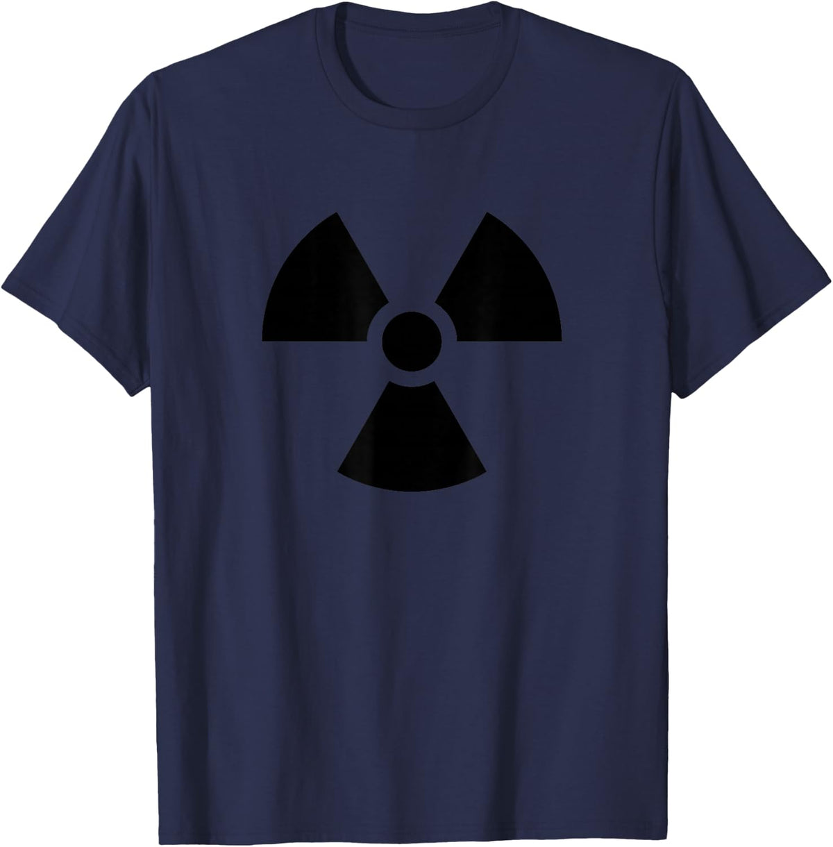 Nuclear Symbol Radioactive Nuclear Symbol T-Shirt - Navy Blue