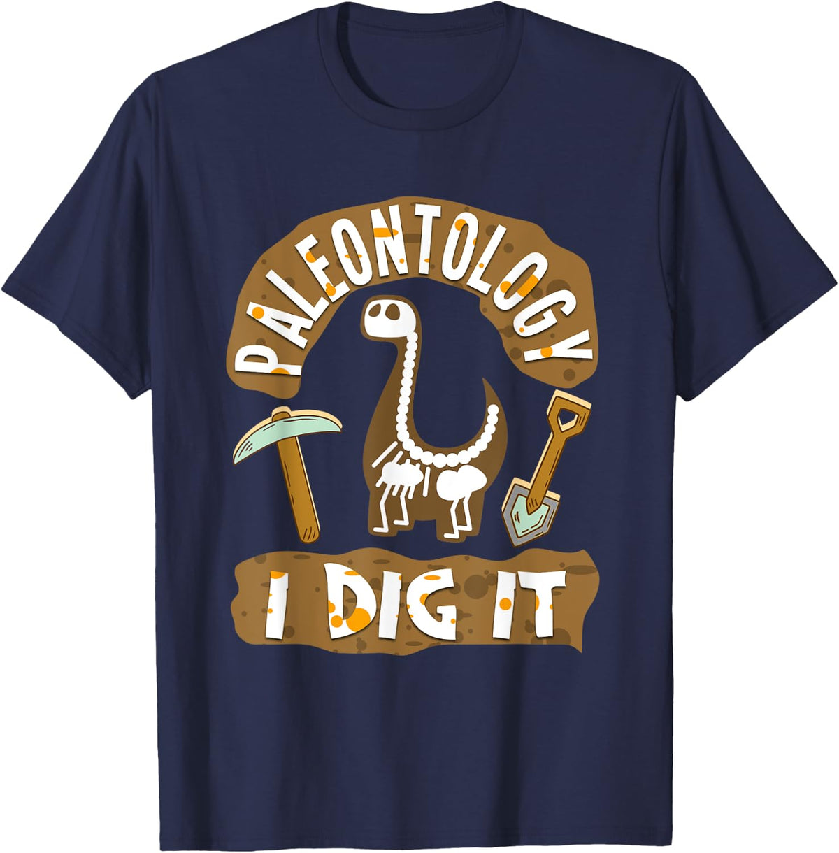 Palentologist Costume for Kids Future Paleontologist Boys T-Shirt - Navy Blue