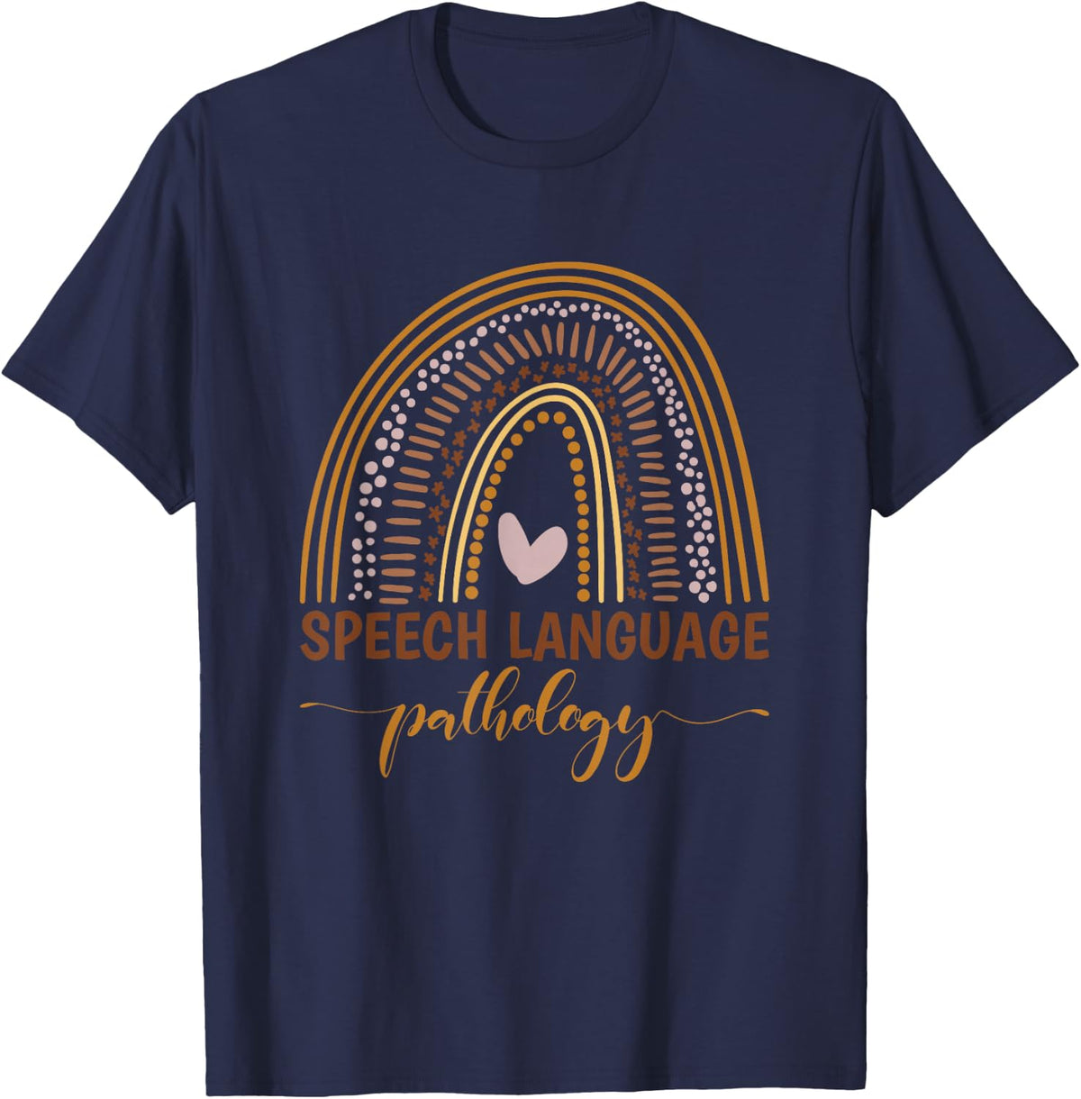 Speech Language Pathology, Language Pathologist Therapy T-Shirt - Navy Blue