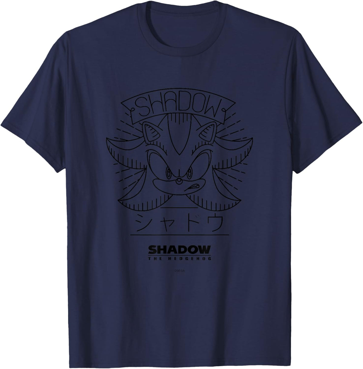 Sonic The Hedgehog, Shadow The Hedgehog - First in Line T-Shirt - Navy Blue