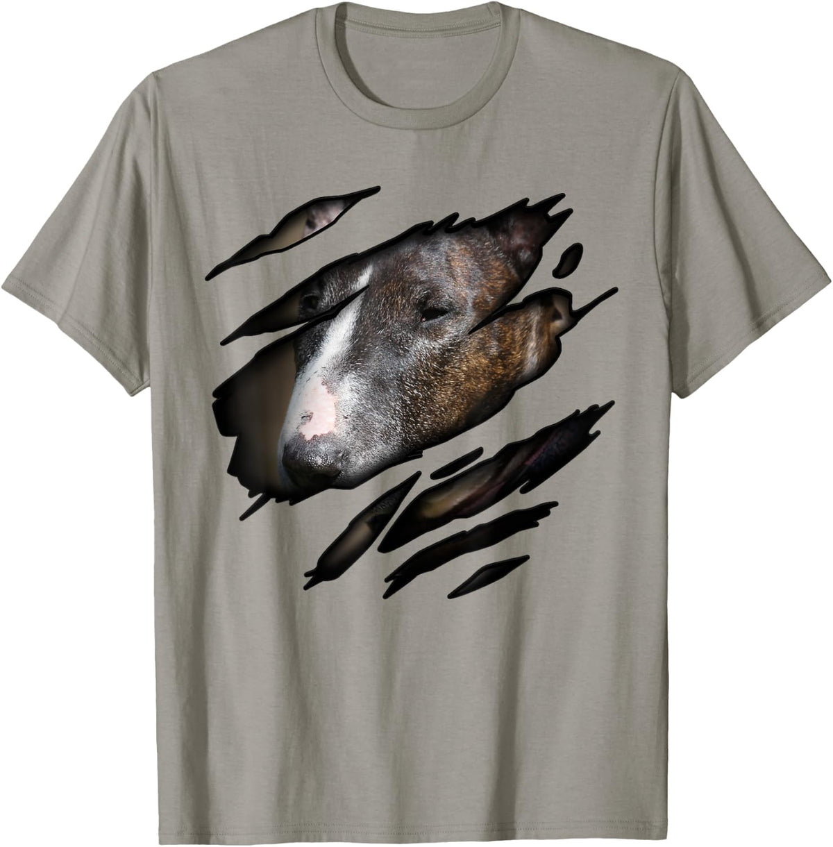 Bull Terrier in Me Design, Dog Design, Pedigree Dog T-Shirt for Men Women Kids - Slate Grey