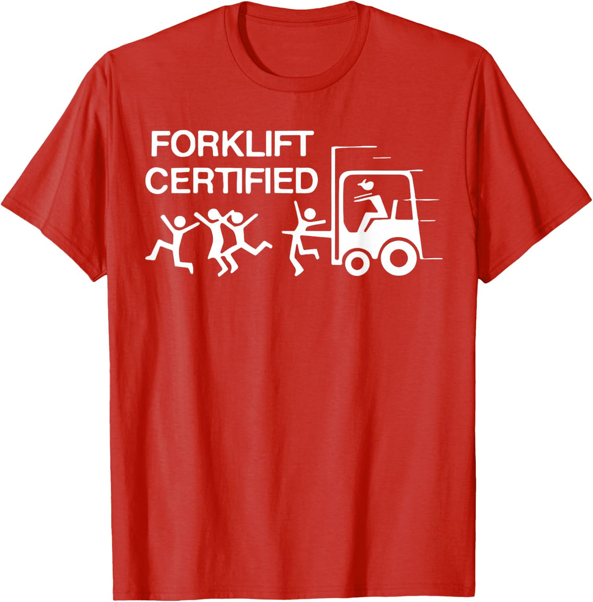 Forklift Certified T-Shirt - Red