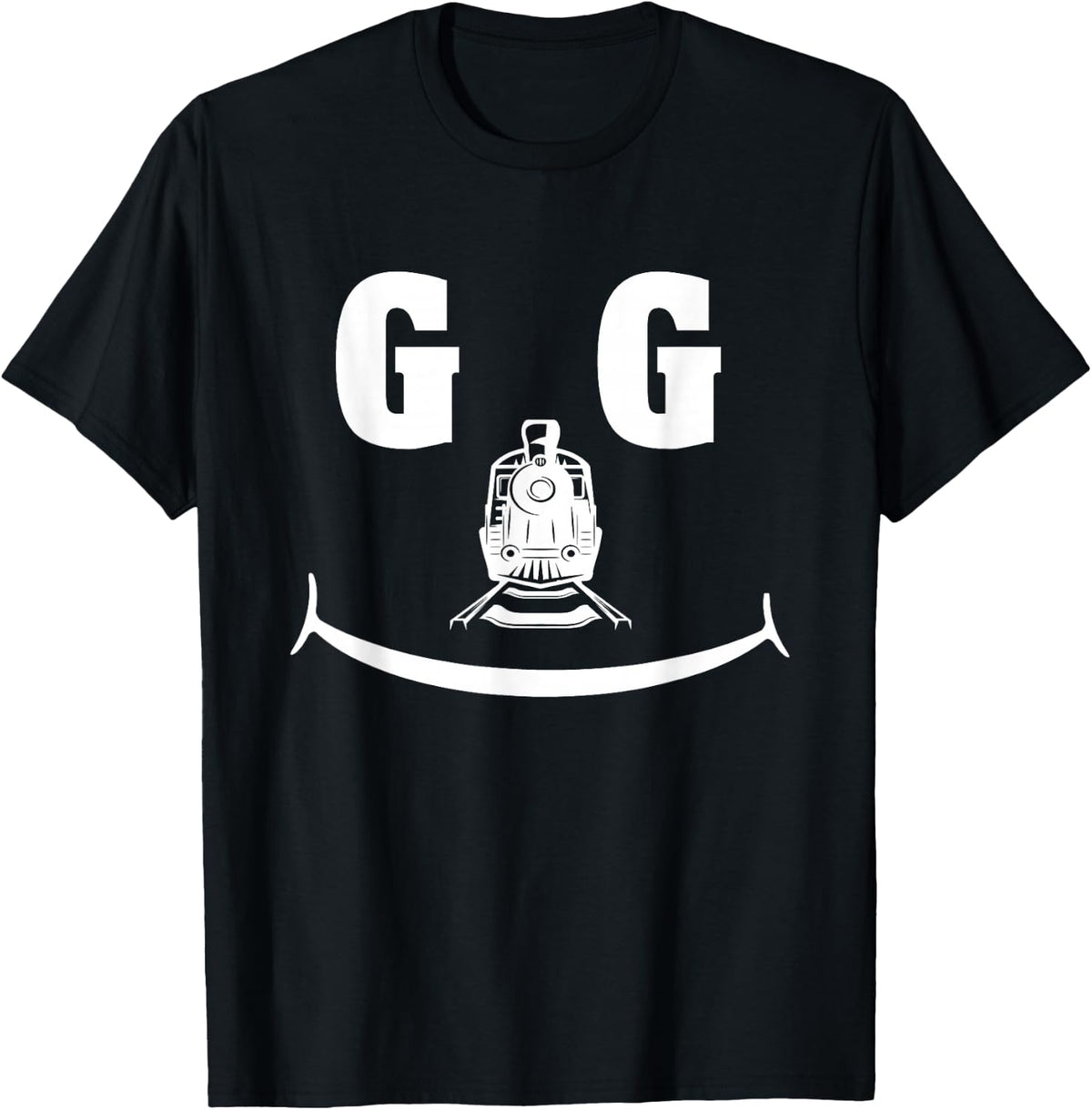 G Gauge Model Railway G Scale Railroad T-Shirt - Black