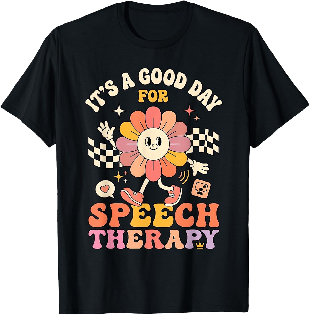 Speech Therapy for SLP Professionals T-Shirt - Black