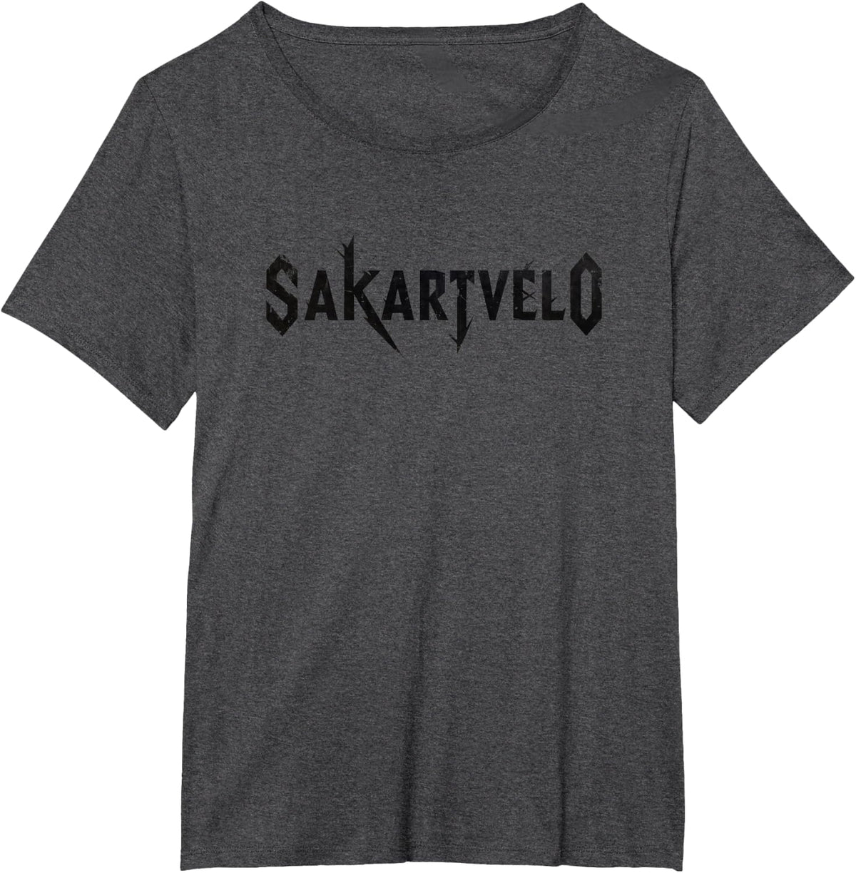 Sakartvelo, Republic of Georgia, Georgian T-Shirt - Dark Heather Grey