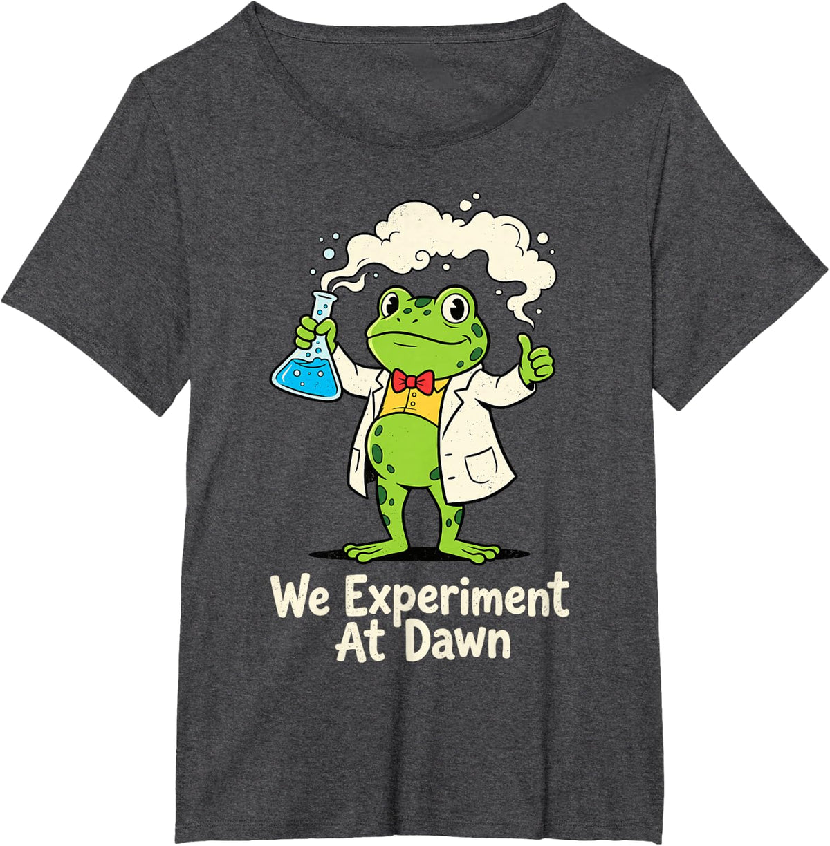 We Experiment At Dawn T-Shirt - Dark Heather Grey