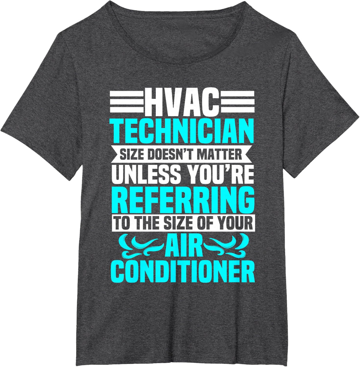 HVAC Technician Service HVACR Tech Mechanic Installer Work T-Shirt - Dark Heather Grey