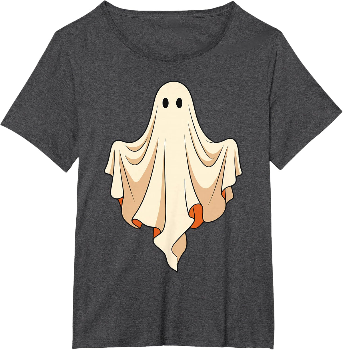 Ghost Halloween Costume T-Shirt - Dark Heather Grey