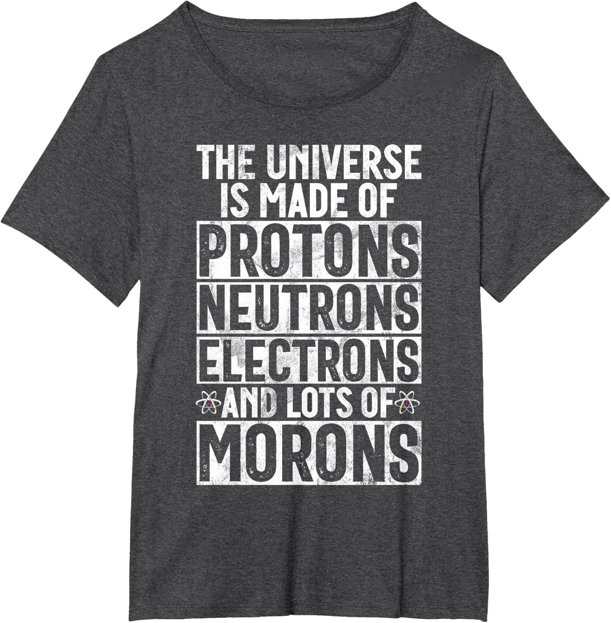 Funny Science Joke Scientist T-Shirt - Dark Heather Grey