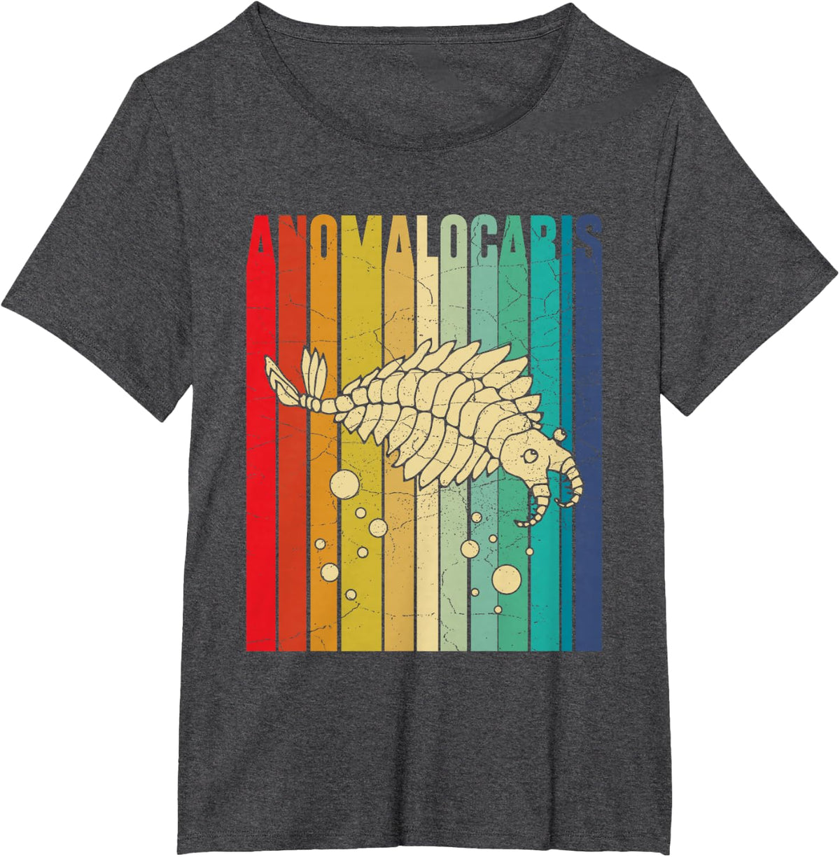 Anomalocaris Vintage Style T-Shirt - Dark Heather Grey