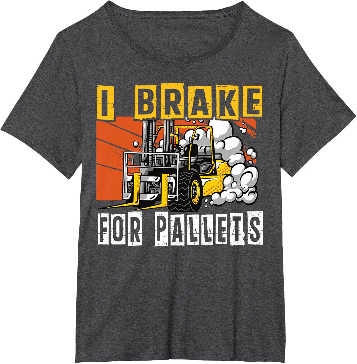 Forklift Operator Jobs & Certified Forklift Driver T-Shirt - Dark Heather Grey