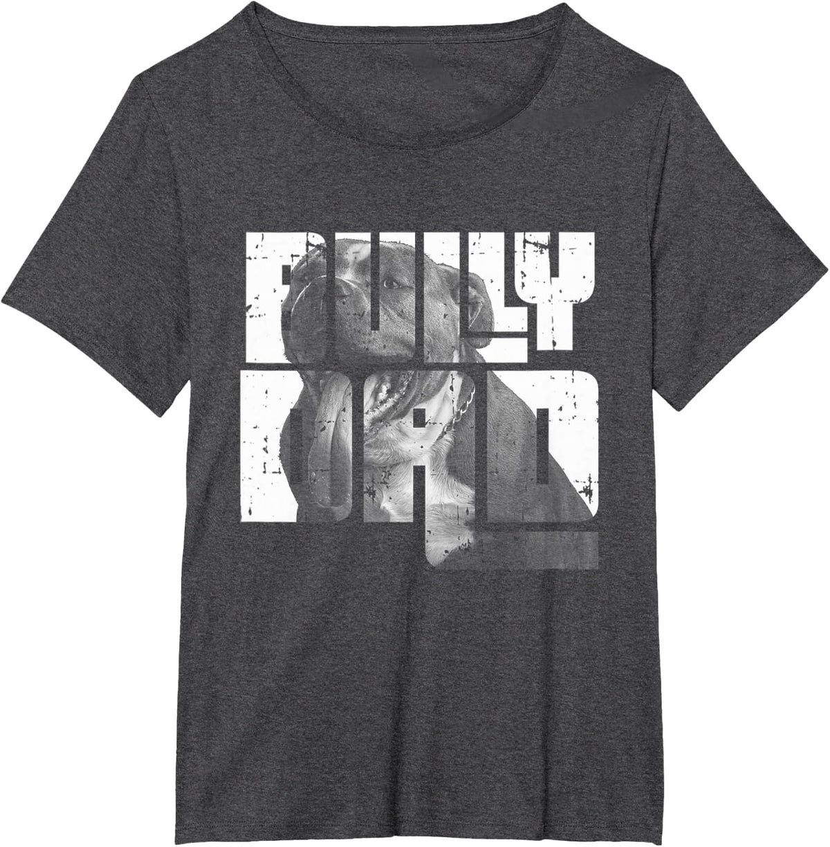 Dogs Lover American Bully Dad Cool Bully Dog Gifts Pet Owner T-Shirt - Dark Heather Grey