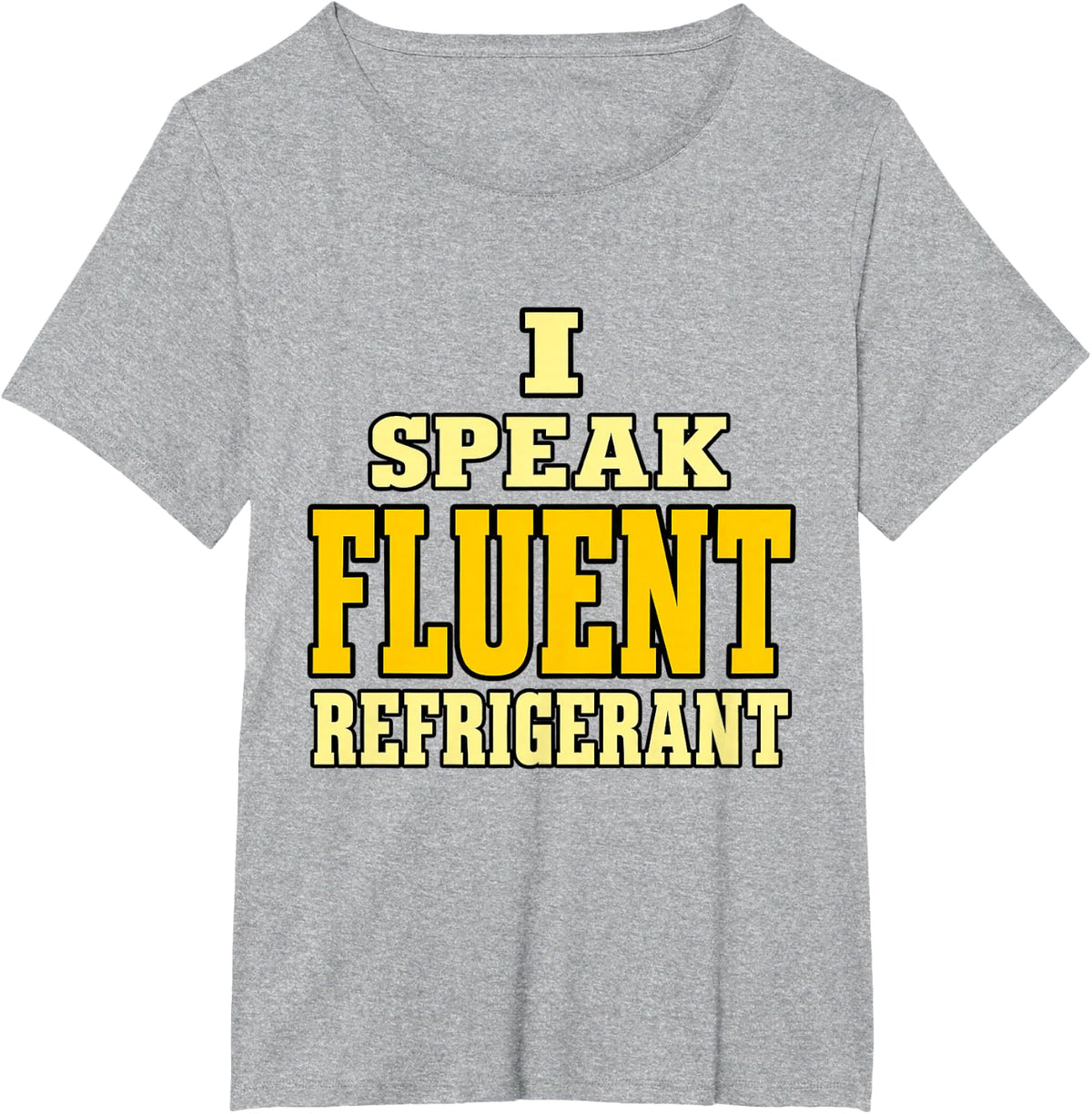 HVAC Technician I Speak Fluent Refrigerant Humor Cooling Men T-Shirt - Heather Grey