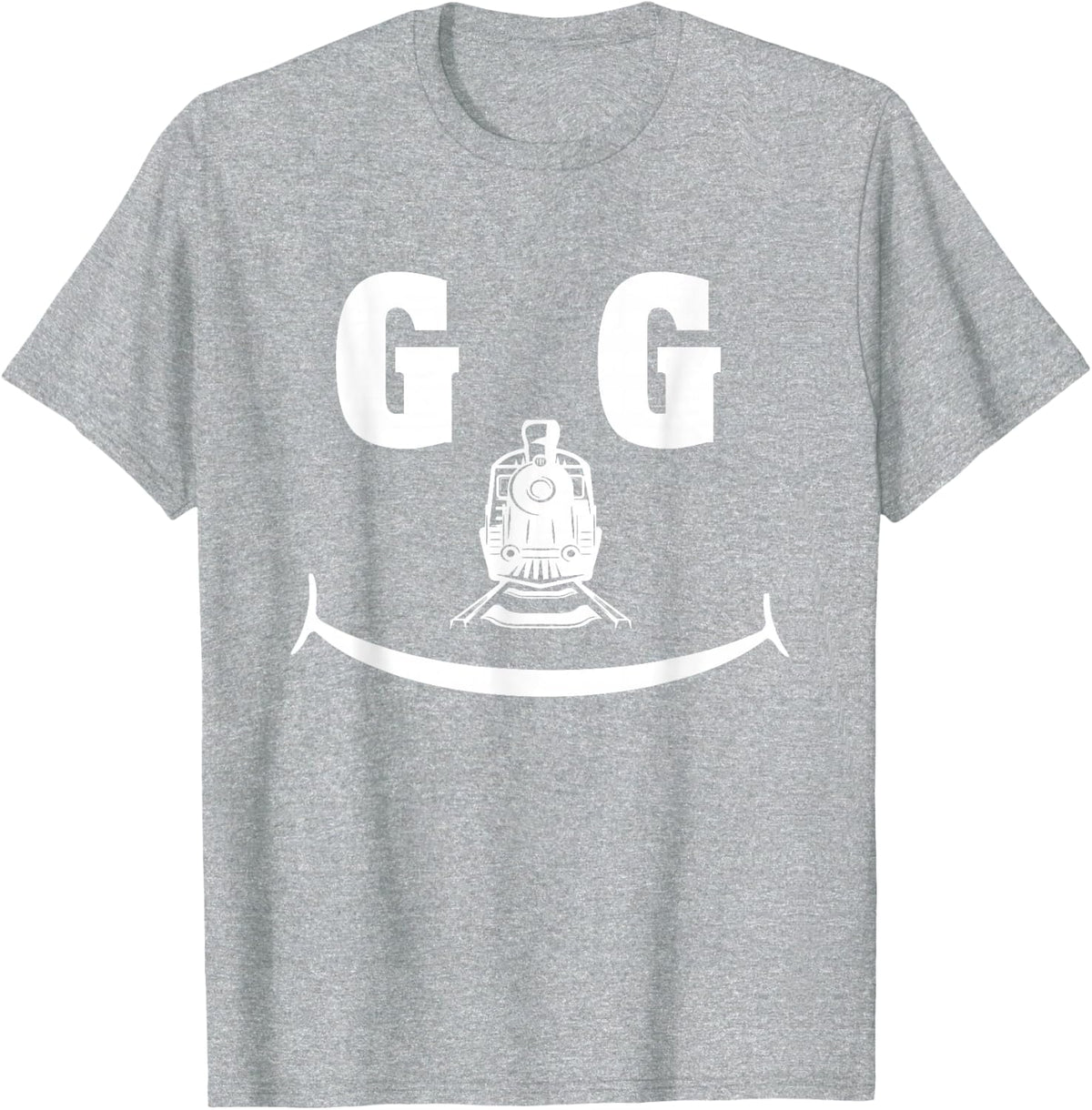 G Gauge Model Railway G Scale Railroad T-Shirt - Heather Grey