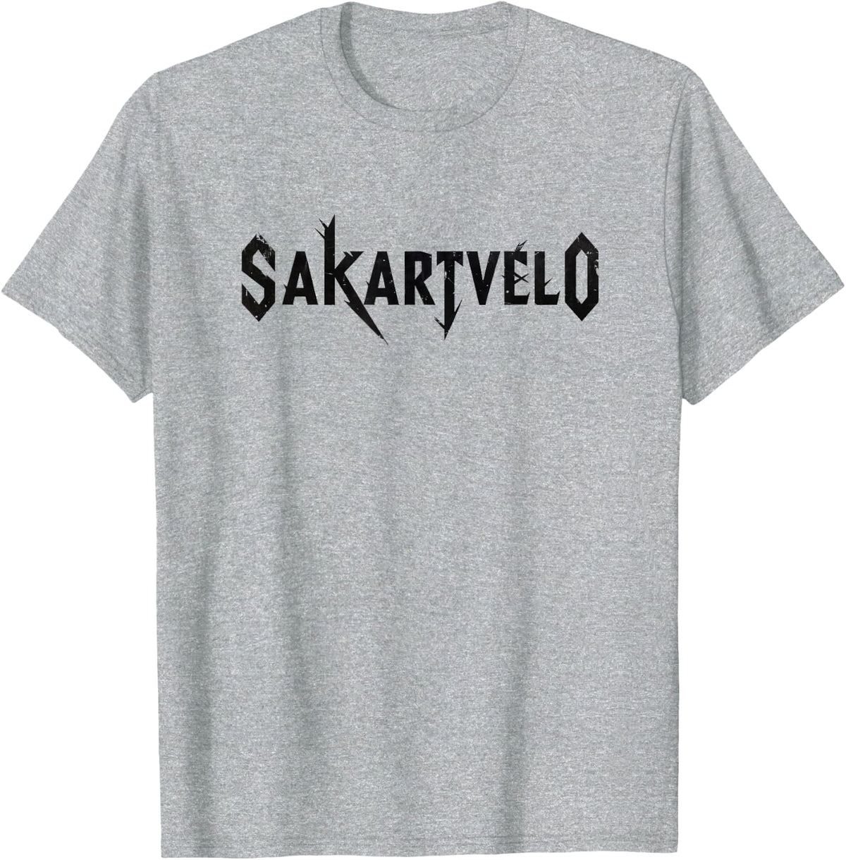 Sakartvelo, Republic of Georgia, Georgian T-Shirt - Heather Grey