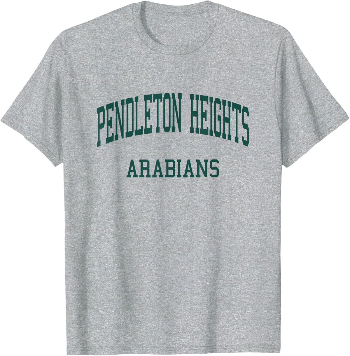 Pendleton Heights High School HS Pendleton in Retro T-Shirt - Heather Grey