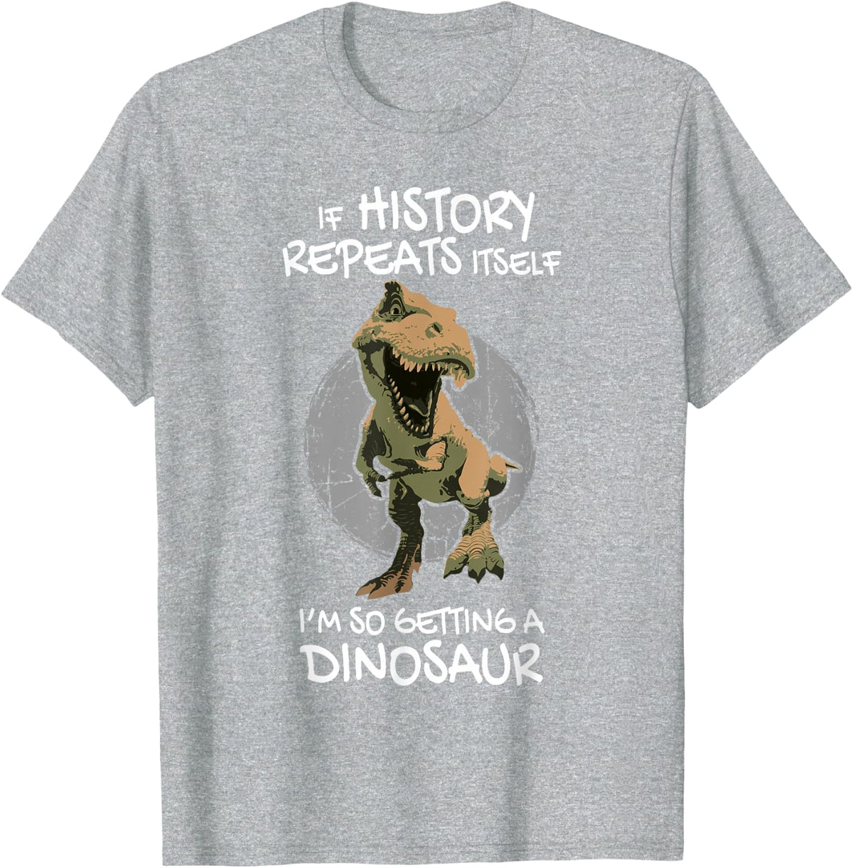 Jurassic Paleontologist Dinosaur Paleontology T Rex Lover T-Shirt - Heather Grey
