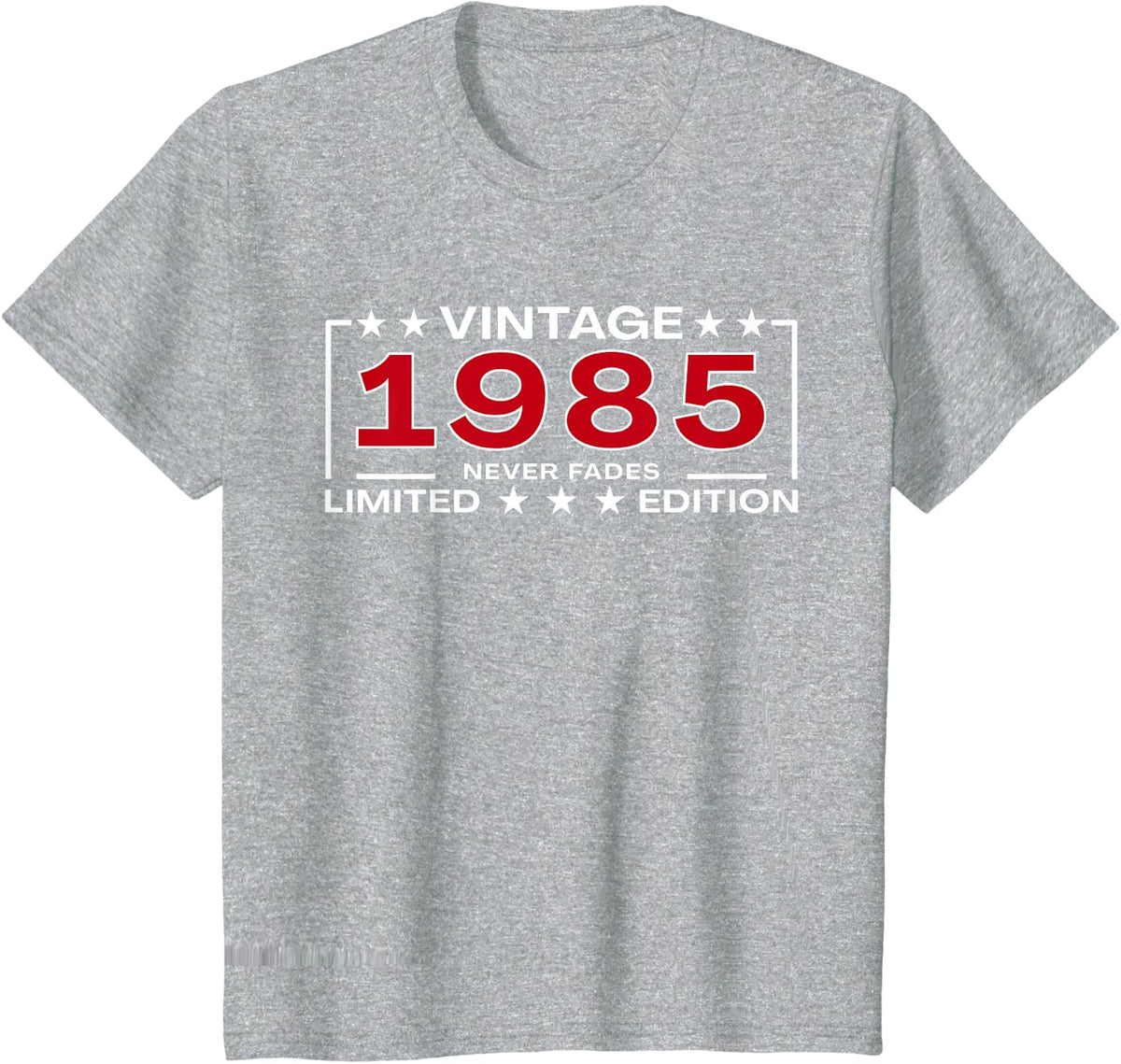 1985 Birthday Men Women T-Shirt - Heather Grey